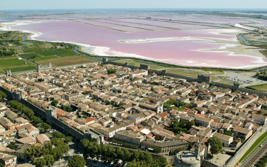 Aigues mortes small town South France