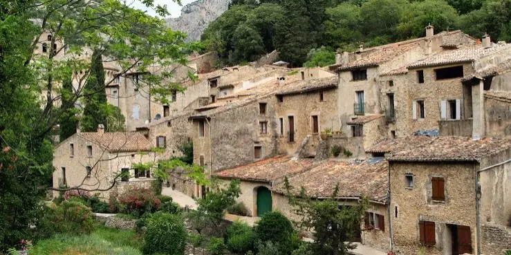 St Guilhem le Desert small village france