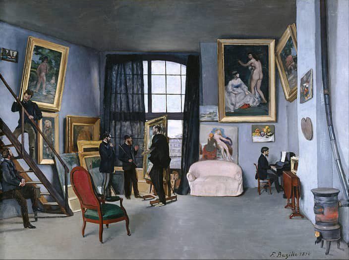 Frédéric Bazille, Studio