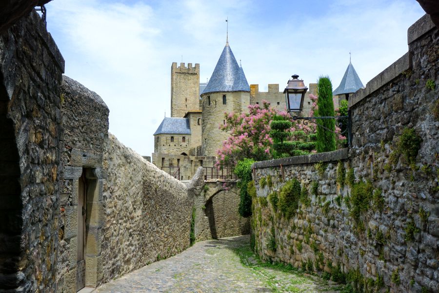 Castle of Carcassonne best view point