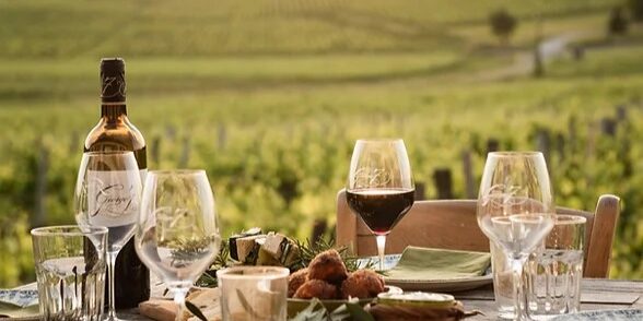 Winery Lunch St Emilion Sally Chateau