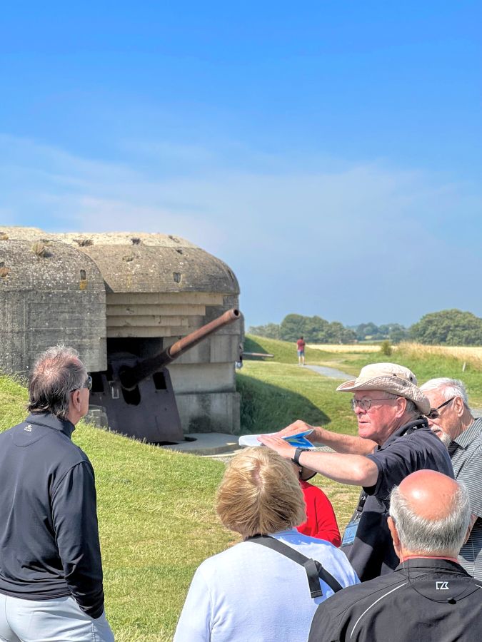 WW2 site German Battery Normandy Small Group Tour