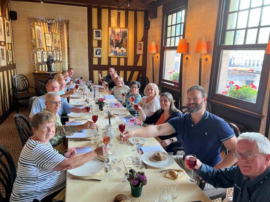 Group dinner small group tour France