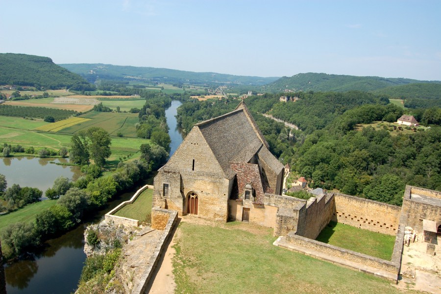 Dordogne river from Beynac Castle