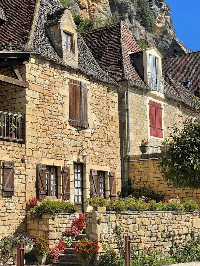 Stone houses Dordogne village La Roques Gageac